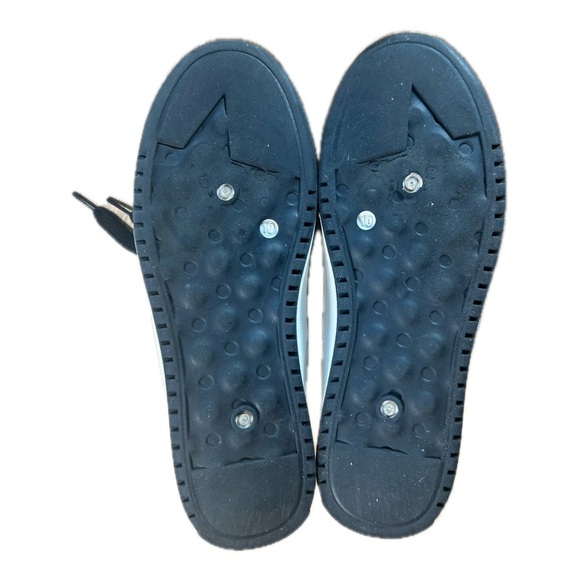 VINTAGE HAVANA Perla Chrome Side Star Low Top Sneaker in White Multi Size 10 - Picture 5 of 5